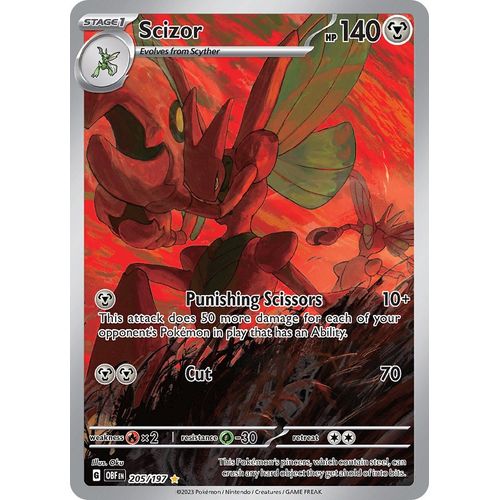 Scizor (205/197) [SV03: Obsidian Flames] - PokéBox Australia