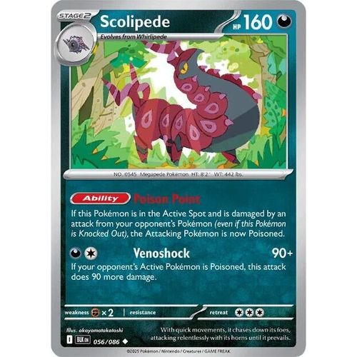 Scolipede (056/086) (SV: Black Bolt) - PokéBox Australia