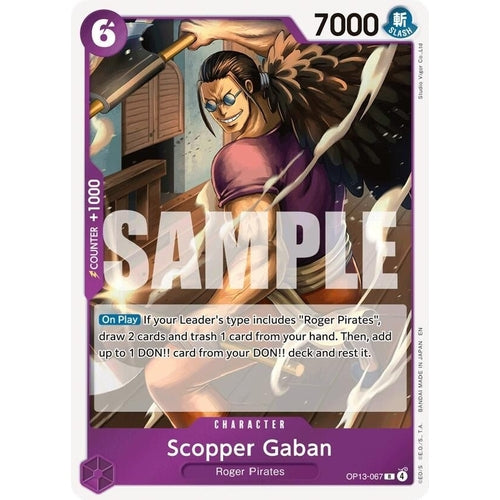 Scopper Gaban (OP13 - 067) (Carrying On His Will) - PokéBox Australia