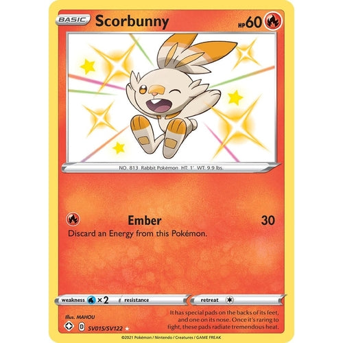 Scorbunny (SV015/SV122) (Shining Fates: Shiny Vault) - PokéBox Australia