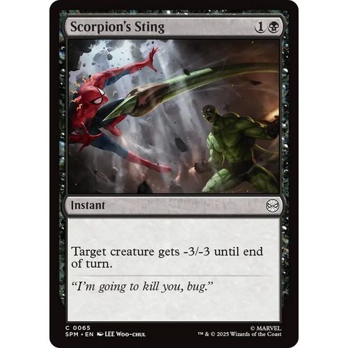 Scorpion's Sting (65) (Marvel's Spider - Man) - PokéBox Australia