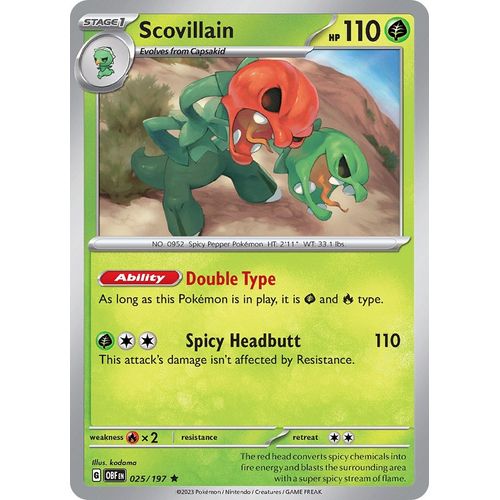 Scovillain (025/197) [SV03: Obsidian Flames] - PokéBox Australia