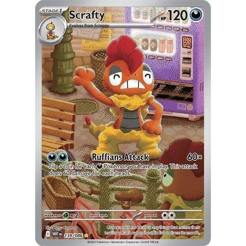 Scrafty (139/086) (SV: White Flare) - PokéBox Australia