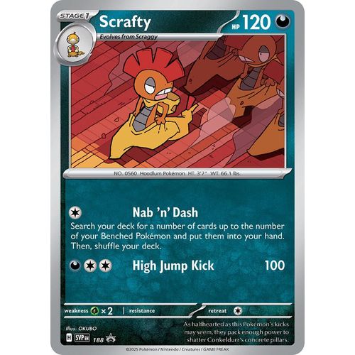 Scrafty - 188 (Cosmos Holo) (188) [SV: Scarlet & Violet Promo Cards] - PokéBox Australia