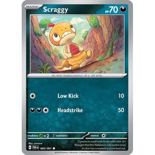 Scraggy (060/091) [SV: Paldean Fates] - PokéBox Australia