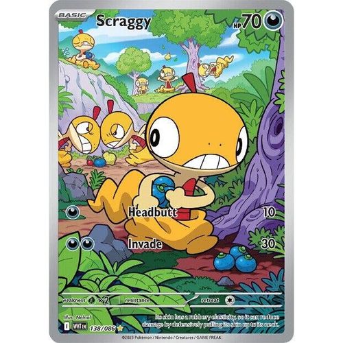 Scraggy (138/086) (SV: White Flare) - PokéBox Australia