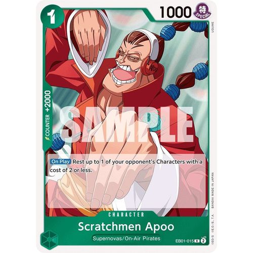 Scratchmen Apoo (EB01 - 015) [Extra Booster: Memorial Collection] - PokéBox Australia