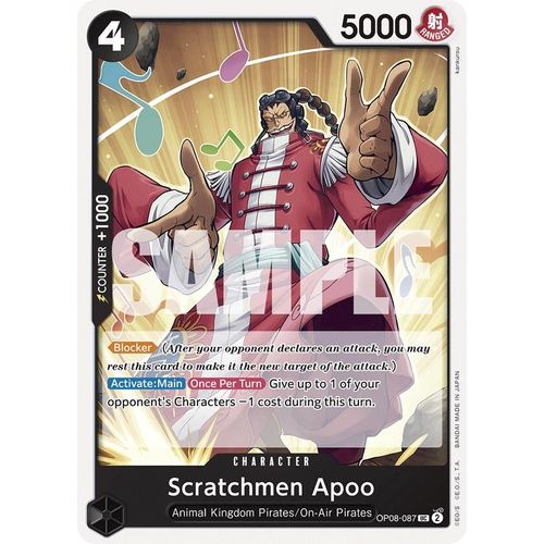 Scratchmen Apoo (OP08 - 087) [Two Legends] - PokéBox Australia