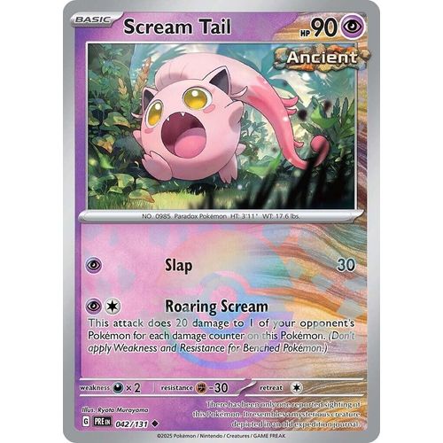 Scream Tail (Poke Ball Pattern) (042/131) [SV: Prismatic Evolutions] - PokéBox Australia