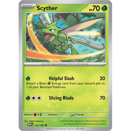 Scyther (123/165) [SV: Scarlet & Violet 151] - PokéBox Australia