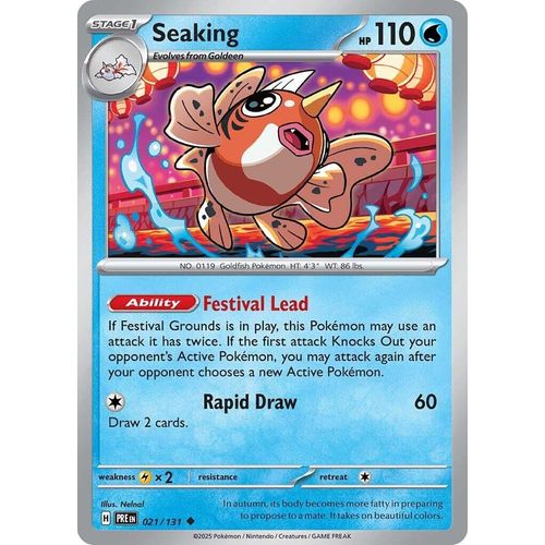 Seaking (021/131) [SV: Prismatic Evolutions] - PokéBox Australia