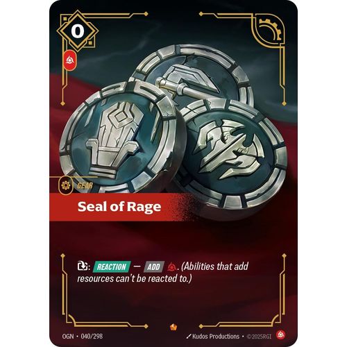 Seal of Rage (040/298) (Origins) - PokéBox Australia