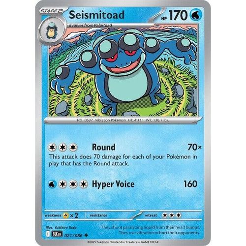 Seismitoad (021/086) (SV: Black Bolt) - PokéBox Australia