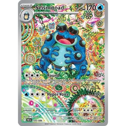Seismitoad (105/086) (SV: Black Bolt) - PokéBox Australia