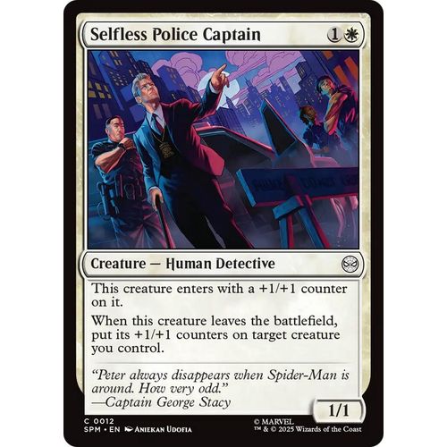 Selfless Police Captain (12) (Marvel's Spider - Man) - PokéBox Australia