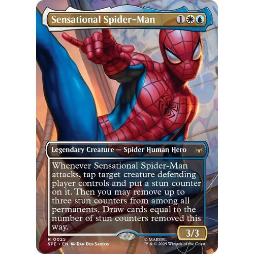Sensational Spider - Man (Borderless) (25) (Marvel's Spider - Man: Eternal - Legal) - PokéBox Australia