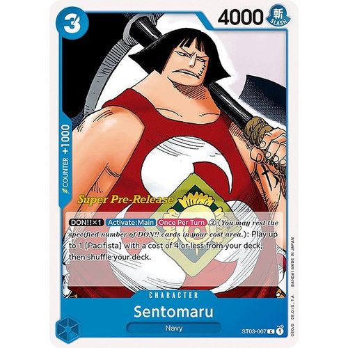 Sentomaru (ST03 - 007) [Super Pre - Release Starter Deck 3: The Seven Warlords of the Sea] - PokéBox Australia