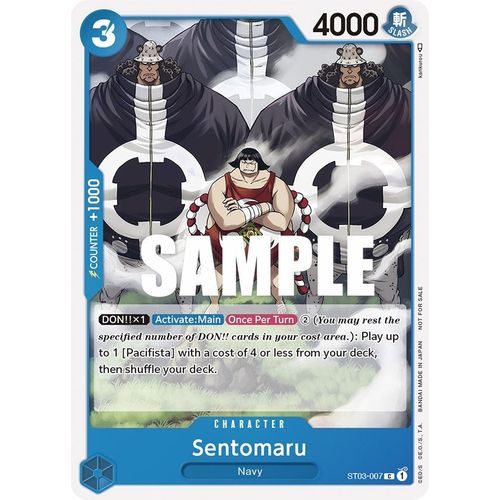 Sentomaru (Tournament Pack Vol. 3) [Participant] (ST03 - 007) [One Piece Promotion Cards] - PokéBox Australia