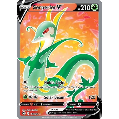 Serperior V (Full Art) (170/195) (SWSH12: Silver Tempest) - PokéBox Australia