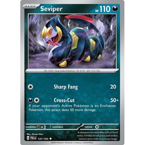 Seviper (137/193) [SV02: Paldea Evolved] - PokéBox Australia