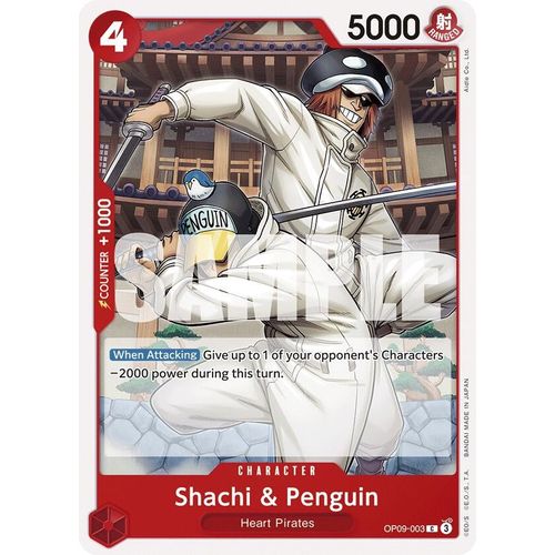 Shachi & Penguin (OP09 - 003) [Emperors in the New World] - PokéBox Australia