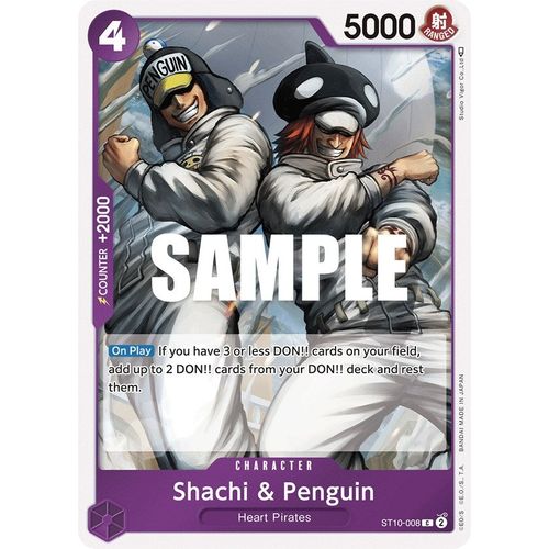 Shachi & Penguin (ST10 - 008) [Ultra Deck: The Three Captains] - PokéBox Australia