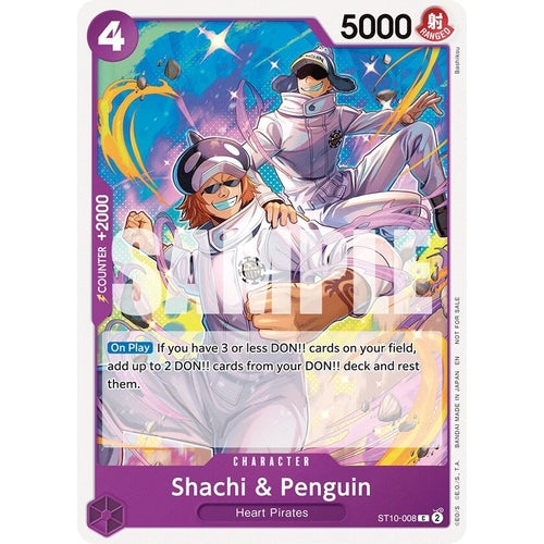 Shachi & Penguin (Tournament Pack 2025 Vol. 4) (ST10 - 008) (One Piece Promotion Cards) - PokéBox Australia