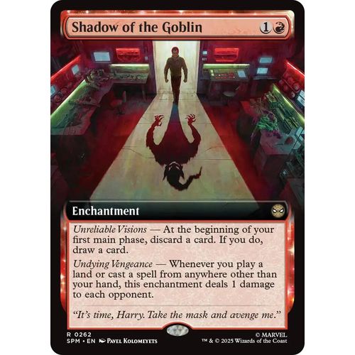 Shadow of the Goblin (Extended Art) (262) (Marvel's Spider - Man) - PokéBox Australia