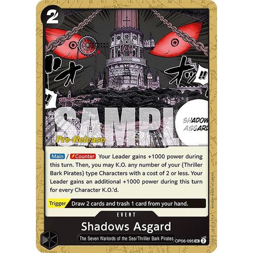 Shadows Asgard (OP06 - 095) [Wings of the Captain Pre - Release Cards] - PokéBox Australia