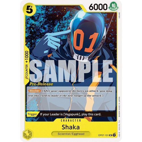 Shaka (OP07 - 101) [500 Years in the Future Pre - Release Cards] - PokéBox Australia
