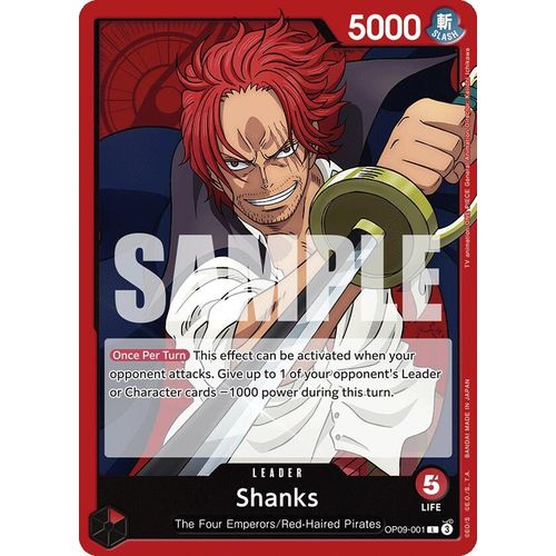 Shanks (001) (OP09 - 001) [Emperors in the New World] - PokéBox Australia