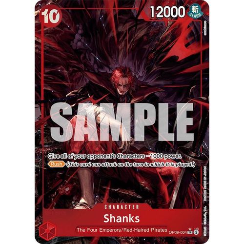 Shanks (004) (Alternate Art) (OP09 - 004) [Emperors in the New World] - PokéBox Australia