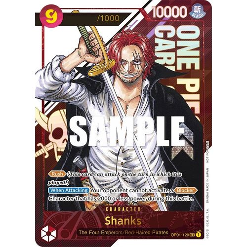 Shanks (Championship 2023) [Serial Number] (OP01 - 120) [One Piece Promotion Cards] - PokéBox Australia