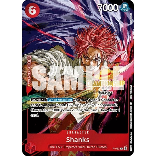 Shanks (CS 25 - 26 Event Pack) (P - 083) (One Piece Promotion Cards) - PokéBox Australia