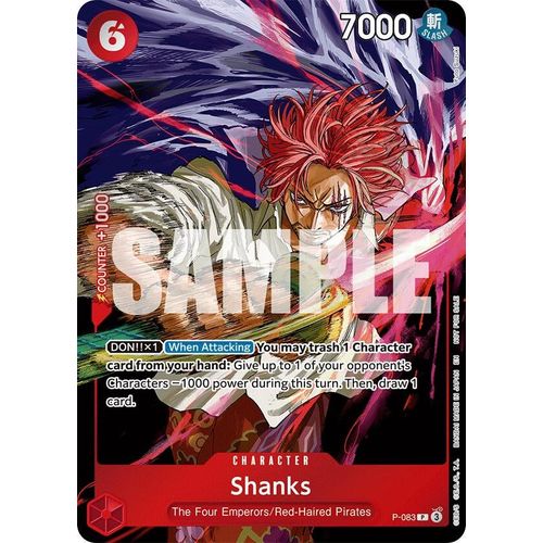 Shanks (Event Pack Vol. 6) (P - 083) (One Piece Promotion Cards) - PokéBox Australia