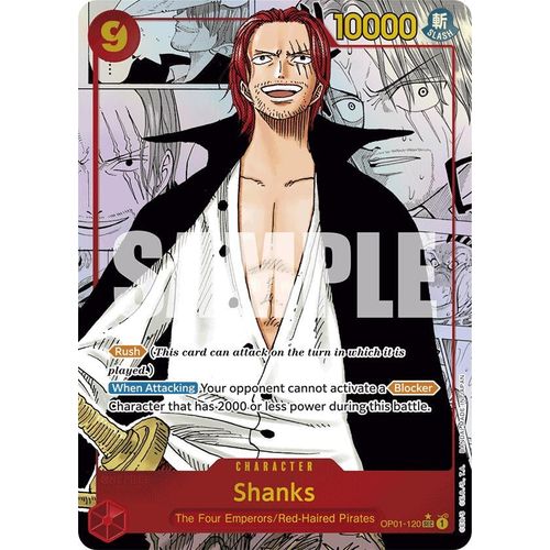 Shanks (Manga) (OP01 - 120) [Premium Booster - The Best - ] - PokéBox Australia