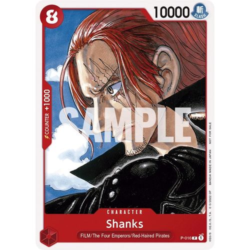 Shanks (One Piece Film Red) (P - 016) [One Piece Promotion Cards] - PokéBox Australia