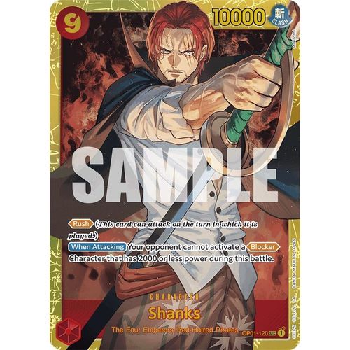 Shanks (OP01 - 120) (Reprint) (OP01 - 120) [Premium Booster - The Best - ] - PokéBox Australia