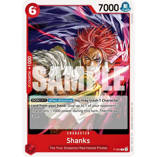 Shanks - P - 083 (Reprint) (P - 083) (Premium Booster - The Best - Vol. 2) - PokéBox Australia