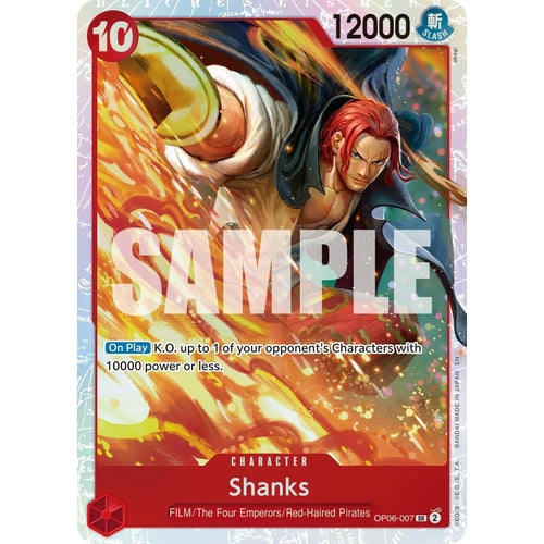 Shanks (Reprint) (OP06 - 007) (Premium Booster - The Best - Vol. 2) (PRB - 02) - PokéBox Australia