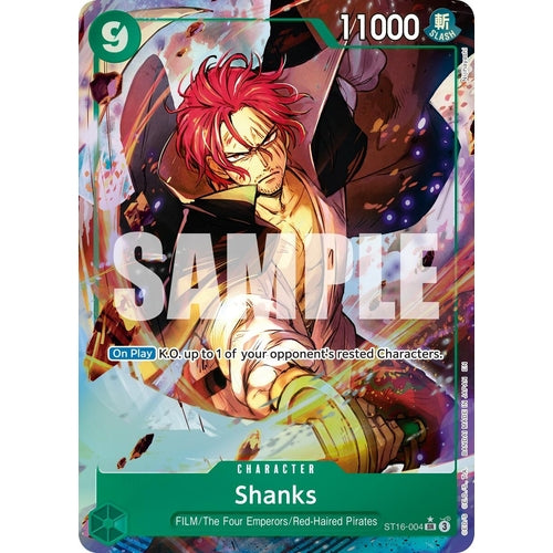 Shanks - ST16 - 004 (Alternate Art) (ST16 - 004) (Premium Booster - The Best - Vol. 2) - PokéBox Australia