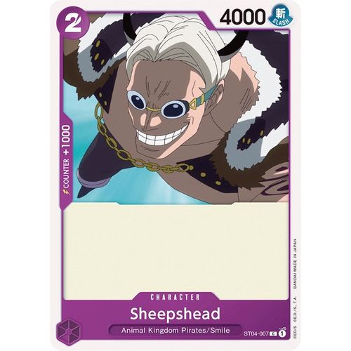 Sheepshead (ST04 - 007) [Starter Deck 4: Animal Kingdom Pirates] - PokéBox Australia