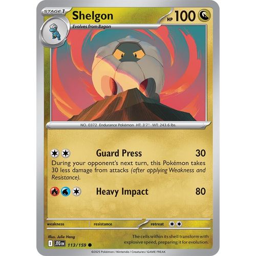 Shelgon (113/159) (SV09: Journey Together) - PokéBox Australia