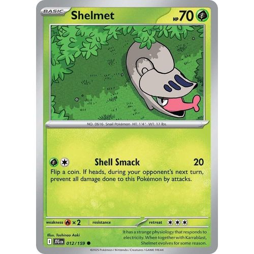 Shelmet (012/159) (SV09: Journey Together) - PokéBox Australia
