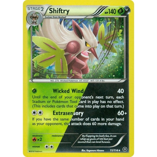 Shiftry - 11/114 (Cosmos Holo) (011/114) (Miscellaneous Cards & Products) - PokéBox Australia