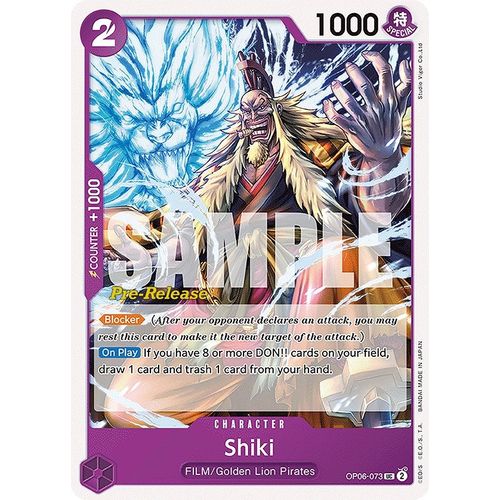 Shiki (OP06 - 073) [Wings of the Captain Pre - Release Cards] - PokéBox Australia