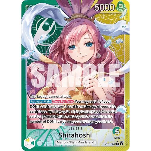 Shirahoshi (022) (Alternate Art) (OP11 - 022) [A Fist of Divine Speed] - PokéBox Australia