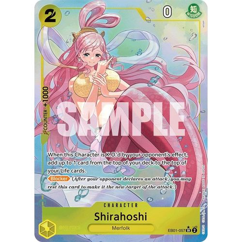 Shirahoshi (Alternate Art) (EB01 - 057) [Extra Booster: Memorial Collection] - PokéBox Australia