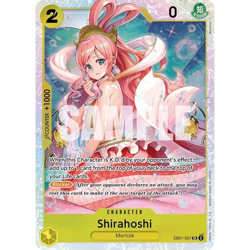 Shirahoshi (EB01 - 057) [Extra Booster: Memorial Collection] - PokéBox Australia