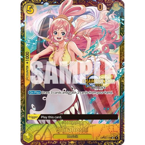Shirahoshi (October Championship 2024 Online Regional) (OP03 - 116) [One Piece Promotion Cards] - PokéBox Australia